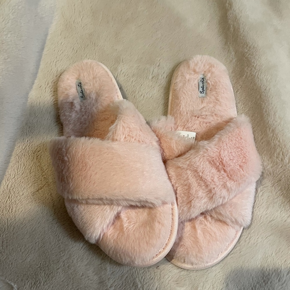Splendid Faux Fur Slippers